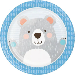 Little Bear Plates | Baby Shower Supplies NZ