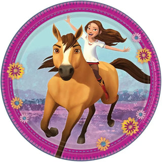 Spirit Riding Plates - Lunch | Horse Party Theme & Supplies | Amscan