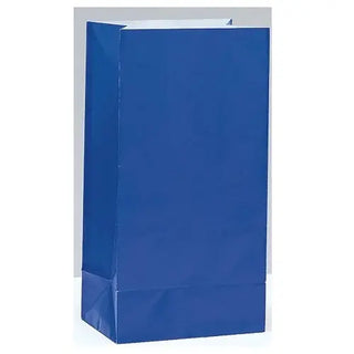 Royal Blue Paper Treat Bags