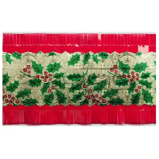 Christmas Holly Cake Frill 1m | Christmas Party Theme & Supplies