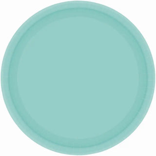 Round Blue Paper Lunch Plates