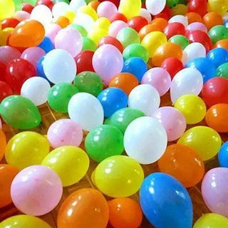 100 Air Inflated Latex Balloons