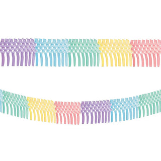 Pastel Accordion Paper Garland | Pastel Party Supplies NZ