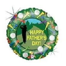 Betallic | Happy Fathers Day Golf Foil Balloon