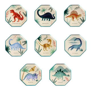 Meri Meri | Dinosaur Kingdom Plates | Dinosaur Party Supplies