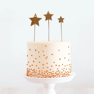 Rose Gold Stars Cake Topper | 21st Birthday Party Theme & Supplies | 