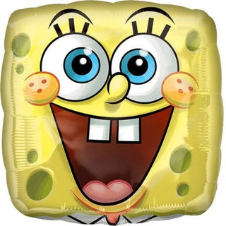 Spongebob Squarepants Face Foil Balloon | Spongebob Party Theme & Supplies | Anagram