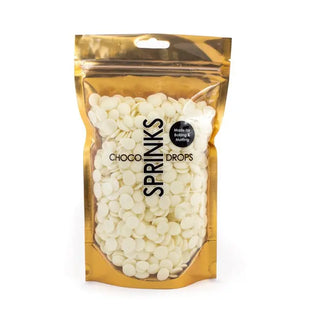 Sprinks | New White Choco Drops 500g | Chocolate Making Supplies NZ