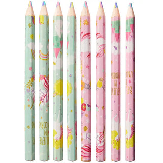 Magical Unicorn Multicolour Pencils | Unicorn Party Supplies