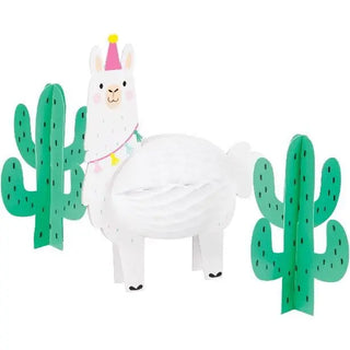 Amscan | Llama Party Honeycomb Centrepiece | Llama Party Theme & Supplies