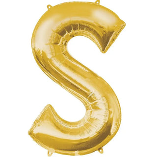 Anagram Gold Jumbo Letter Foil Balloon - S
