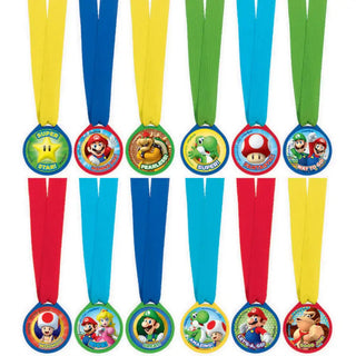 Super Mario Brothers Medals | Super Mario Brothers Party Supplies NZ