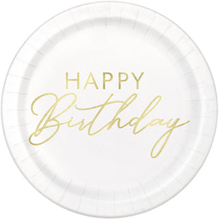 Gold Party Supplies | Birthday Party | Lunch Plates