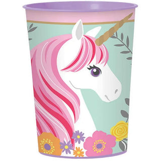 Amscan | Magical unicorn keepsake cup | unicorn party supplies NZ