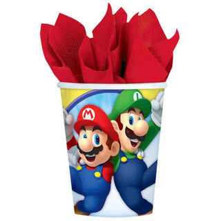 Super Mario Brothers Cups | Super Mario Brothers Party Supplies NZ