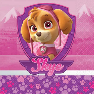 Paw Patrol Girls Cocktail Napkins | Paw Patrol Party Supplies