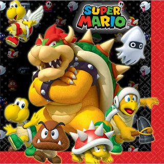Super Mario Brothers Napkins | Super Mario Brothers Party Supplies NZ