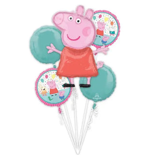Peppa Pig Balloon Bouquet | Peppa Pig Party Supplies NZ