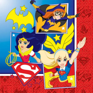 DC Super Hero Girls Napkins | Super Hero Girls Party Supplies