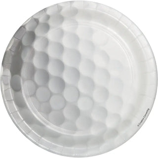 creative converting | golf ball dinner plate | golf party supplies
