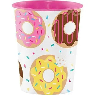 Donut Plastic Souvenir Cup | Donut Party Supplies