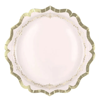 Unique | Pink & Gold Plates | Princess Party Supplies NZ