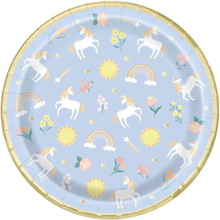 Dainty Unicorn Plates | Unicorn Party Supplies NZ