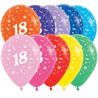 Sempertex | age 18 balloon | 18th party supplies