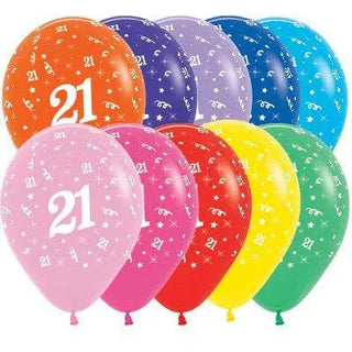 Sempertex | age 21 balloon | 21st birthday party supplies