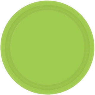 Kiwi Green Round Dinner Plates