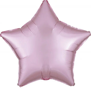 Satin Luxe Pastel Pink Star Foil Balloon | Amscan