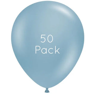 43cm Blue Slate Giant Balloons - 50 Pkt