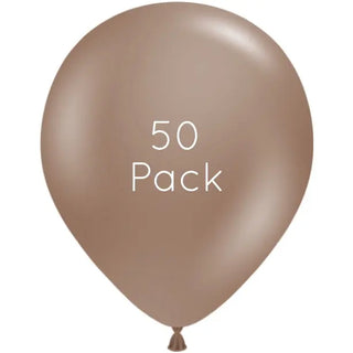 43cm Cocoa Giant Balloons - 50 Pkt