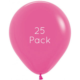 25 Pack of Balloons | Pink Balloons | Fuchsia Balloons | Balloon Garland Equipment | Giant Balloons 