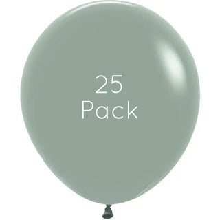 45cm Pastel Dusk Laurel Green Giant Balloons | Green Party Supplies NZ