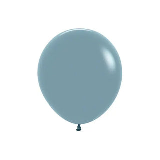 Giant 45cm Pastel Dusk Blue Balloon | Blue Party Supplies NZ