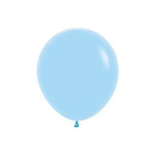Giant Pastel Matte Blue Balloon - 45cm