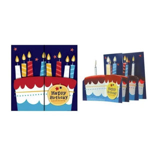 Artwrap / Cakewithcandlesbirthdaycard-paperpopupcard / Gift Card