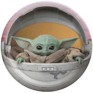Star Wars Baby Yoda Plates | Star Wars Party Supplies