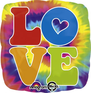 Anagram | Feeling Groovy Love Foil Balloon | 60's Party Supplies NZ