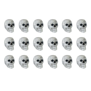 Mini Skull Decorations - 18 Pkt | Halloween Party Supplies NZ