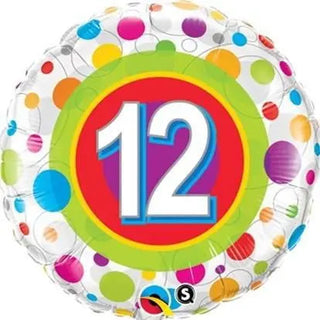12th Birthday Balloon | 12th Birthday Party Supplies