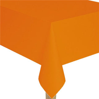 Orange Party Supplies | Orange Tablecover | Orange Tablecloth | Construction Party Supplies 