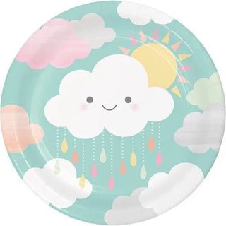 Sunshine Baby Showers Plates | Baby Shower Supplies