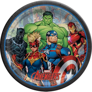 Marvel Avengers Powers Unite Comic Plates - Dinner
