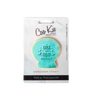 Coo Kie | Trick Or Treat Yourself Embosser Stamp | Halloween Baking Supplies NZ