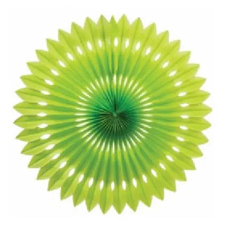 Five Star Hanging Fan 40cm - Lime Green | Green Party Theme & Supplies