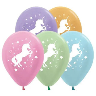 Sempertex | Unicorn Mix Balloons - Pack of 25  | Unicorn Party Theme & Supplies