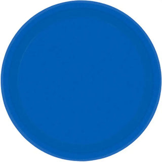 Amscan | Bright Royal Blue Plates - Dinner XL 20 Pack | Under the sea party supplies 