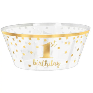 1st Birthday Serving Bowl | 1st Birthday Party Supplies NZ